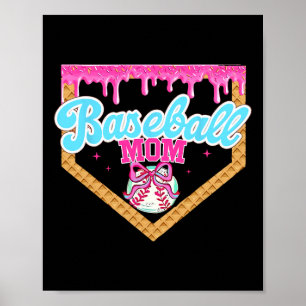 Bysebyll Eiscreme-Tropf-Funny-Sport-Spiel-Tag Byse Poster