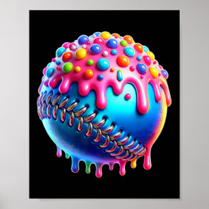 Bysebyll Eiscreme-Tropf Jugend Jungen Kinder Byseb Poster