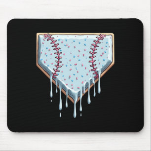 Bysebyll Eiscreme tropfende Jugend Kleinkind Fraue Mousepad