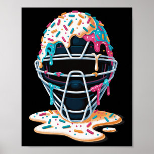Bysebyll Fänger Maske Eiscreme Tröpfelt Bysebyll Poster