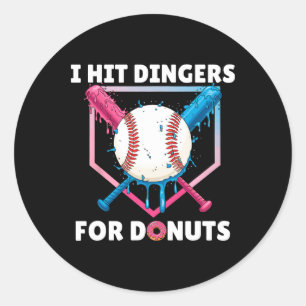 Bysebyll I Hit Dingers Für Donuts Lustige Donuts U Runder Aufkleber