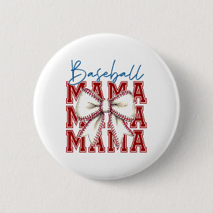 Bysebyll Mama Bow Graphic Unique Design Button