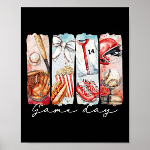 Bysebyll Mama Coquette Bow Game Day Bysebyll Mom M Poster