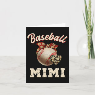 Bysebyll Mimi Byndana Leopard Herz Fans Muttertag  Karte