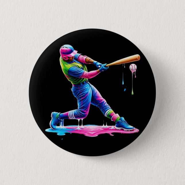 Bysebyll Player Drip Eiscreme  Button (Vorderseite)