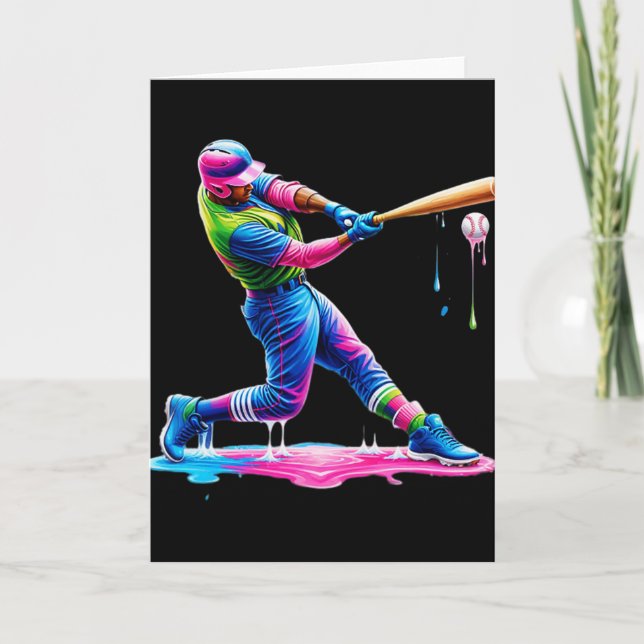 Bysebyll Player Drip Eiscreme  Karte (Vorderseite)
