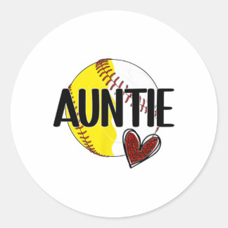 Bysebyll Softbyll Auntie Proud Software Bysebyll Runder Aufkleber