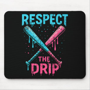 Bysebyll Softbyll Respektiere The Drip Sports Leag Mousepad
