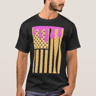 Bysebyll Tropf Byt Für Jungen Tröpfelndes Eis Amer T-Shirt
