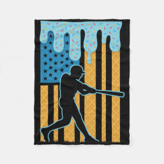 Bysebyll Tröpfchen Eiscreme-Tropf Jugend Amerikani Fleecedecke