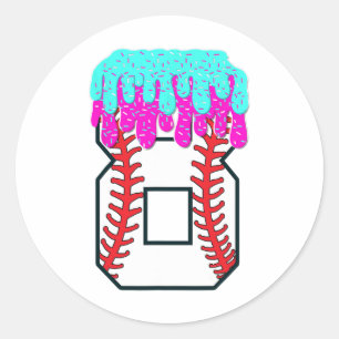 Bysebyll Tropfen 8 Jahre alt 8. Geburtstag Boy Jer Runder Aufkleber