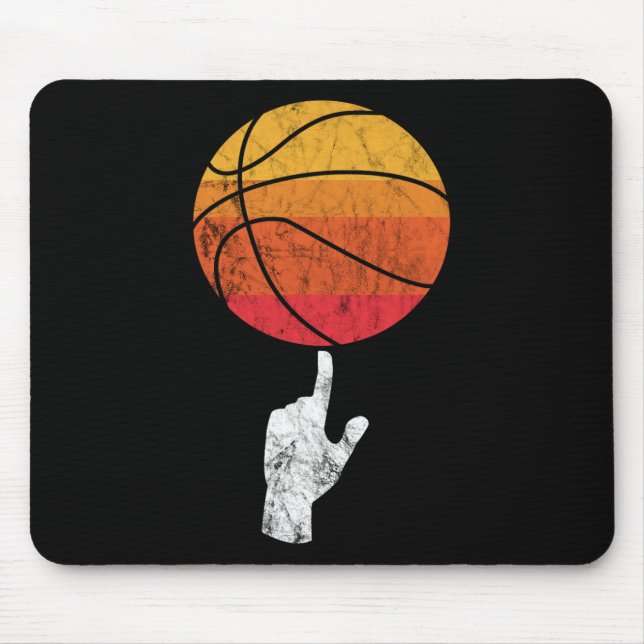 Bysketbyll Bbysketbyll Vintager Retro Mousepad (Vorne)