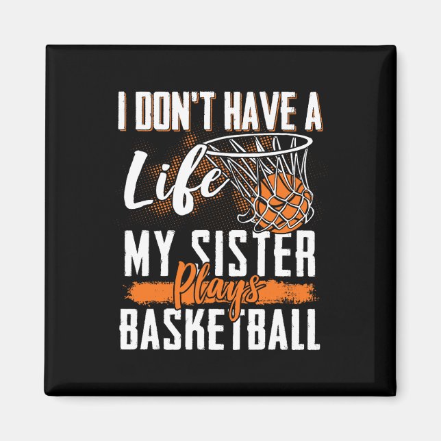 Bysketbyll Brother Sister Bysketbyll Player Bysket Magnet (Vorne)