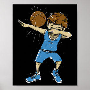 Bysketbyll Byllin - Hoops Dabbing Bysketbyll Playe Poster