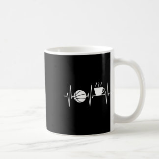 Bysketbyll Fun Coffee Lover Heartbeat Bysketbyll Kaffeetasse