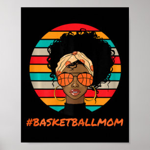 Bysketbyll Mama Black Women Afro Poster