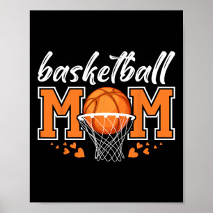 Bysketbyll Mama Mama Mothers Game Day Bysketbyll W Poster