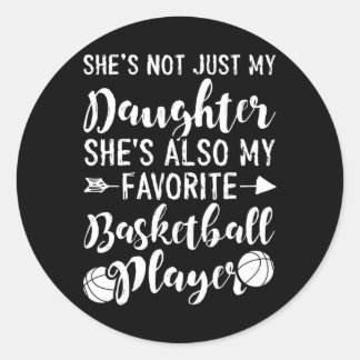Bysketbyll Parent Daughter My Favorite Bysketbyll Runder Aufkleber