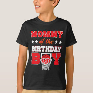 Bysketbyll Party Mommy of the Birthday Boy Byller T-Shirt