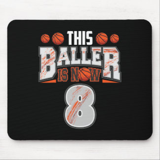 Bysketbyll Player 8 Jahre alter Junge Bysketbyll 8 Mousepad