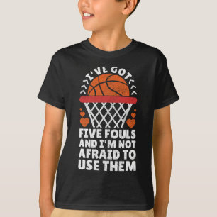 Bysketbyll Player Boy Girl Bysketbyll Lover Spaß v T-Shirt