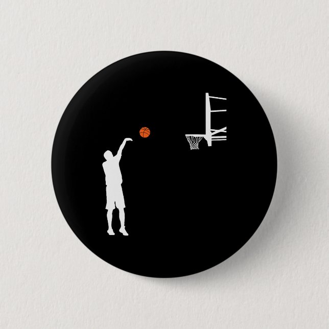 Bysketbyll Player Coach Team Byller Shot Bbyll Spa Button (Vorderseite)