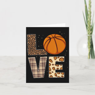Bysketbyll Player Leopard Cheetah Bysketbyll Liebe Karte