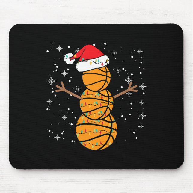 Bysketbyll Player Snowman Santa Bysketbylls Light Mousepad (Vorne)