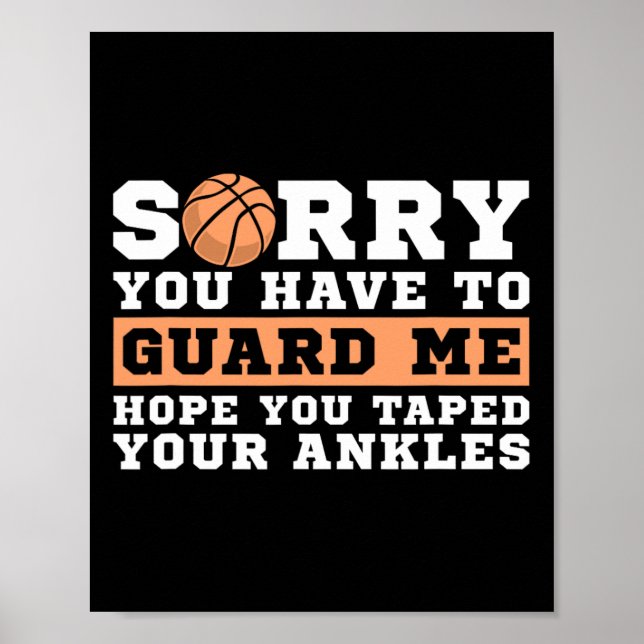 Bysketbyll Point Guard - Entschuldigung, dass Sie  Poster (Vorne)