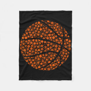 Bysketbyll Polka Dot Pattern Happy Dot Day Lover Fleecedecke