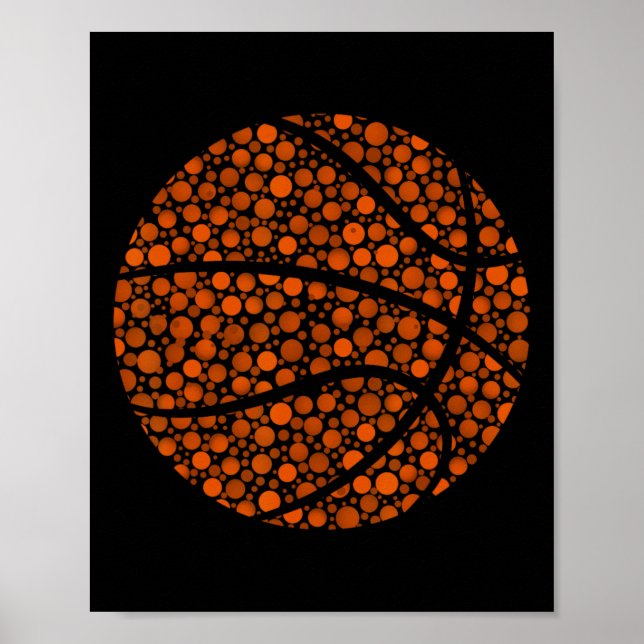 Bysketbyll Polka Dot Pattern Happy Dot Day Lover Poster (Vorne)