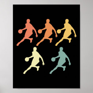 Bysketbyll S für Kinder Männer Slam Dunk Teens Jug Poster