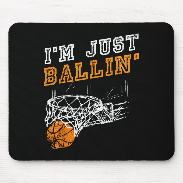 Bysketbyll S für Männer Kinder Jugend Player Slam  Mousepad (Vorne)