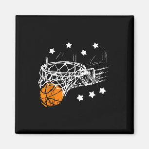 Bysketbyll S für Männer Slam Dunk Teens Kids Youth Magnet