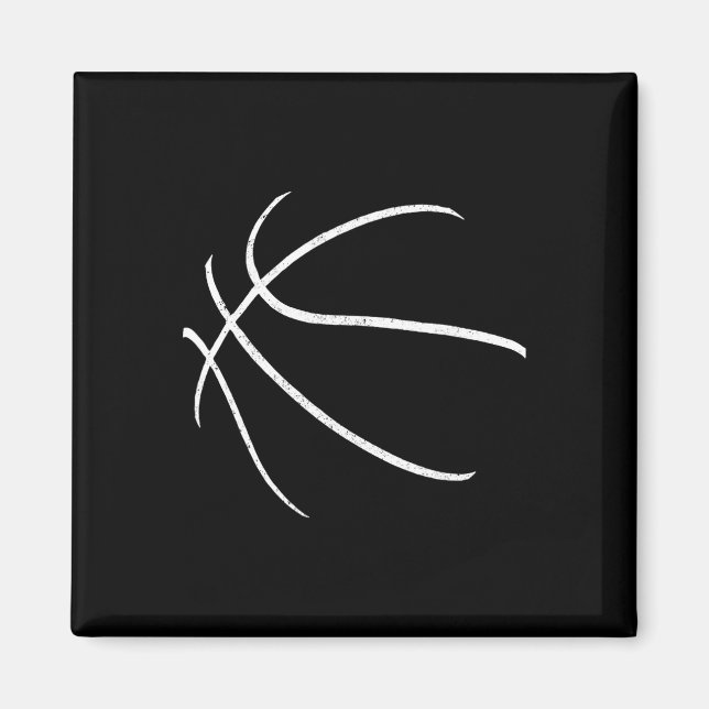 Bysketbyll Silhouette Bbyll Player Coach by Magnet (Vorne)