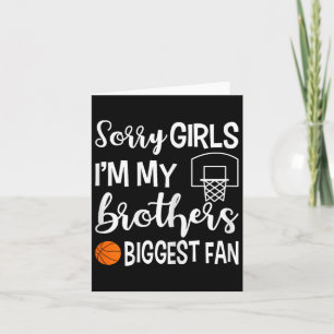 Bysketbyll Sister Biggest Fan Little Sister Gift Karte