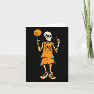 Bysketbyll Skeleton Halloween Kostümspass Schädel Karte
