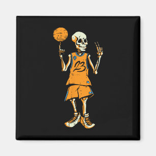 Bysketbyll Skeleton Halloween Kostümspass Schädel Magnet