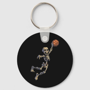 Bysketbyll Skeleton Halloween Men Boys Bysketbyll Schlüsselanhänger