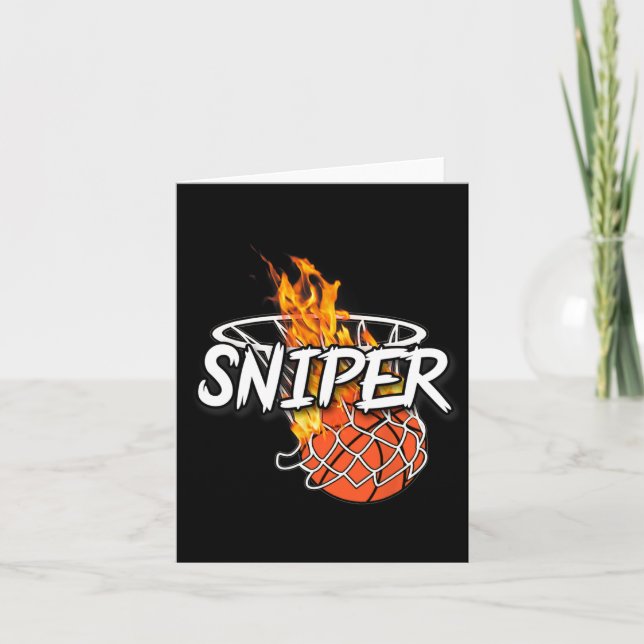 Bysketbyll Sniper - Hit From Anywhere - Fire Byske Karte (Vorderseite)