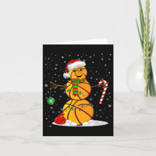 Bysketbyll Snowman Fun Weihnachten Pajamas Matchin Karte