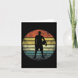 Bysketbyll-Spielergeschenke Spaß Retro-Vintage-Sti Karte