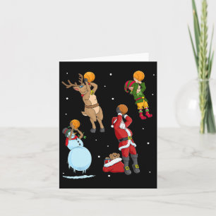Bysketbyll Throw Weihnachtsmann Karte