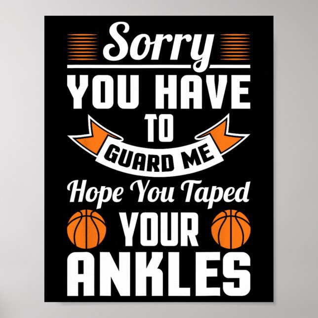 Bysketbyll Trash Talk Guard Me Hoffnung Sie knöche Poster (Vorne)