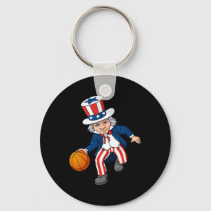 Bysketbyll Uncle Sam 4. Juli Jungs Kinder Teens D Schlüsselanhänger