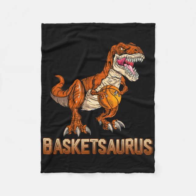 Bysketsaurus Dinosaur Byller T-rex Dino Playing by Fleecedecke (Vorderseite)