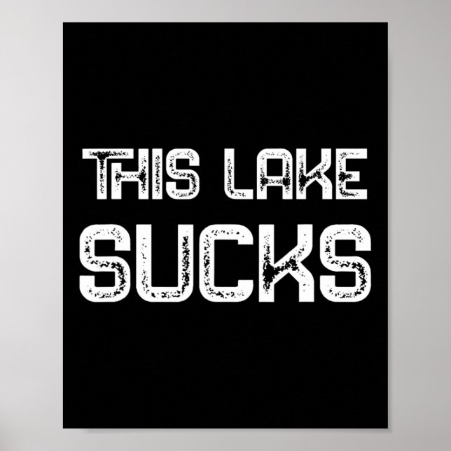 Byss Crappie Angelköder Spruch Lustiger Fischfang  Poster (Vorne)