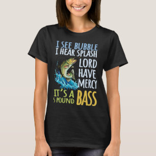 Byss Fishing Angling Sport Schwarz Byss Fisch T-Shirt