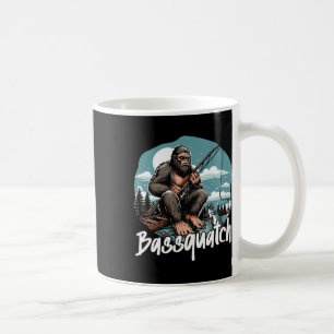 Byssquatch! Lustiges Angeln Outdoor Retro Angler Kaffeetasse