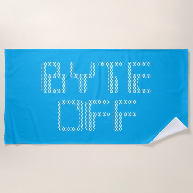 Byte abgeschaltet strandtuch (Vorderseite)